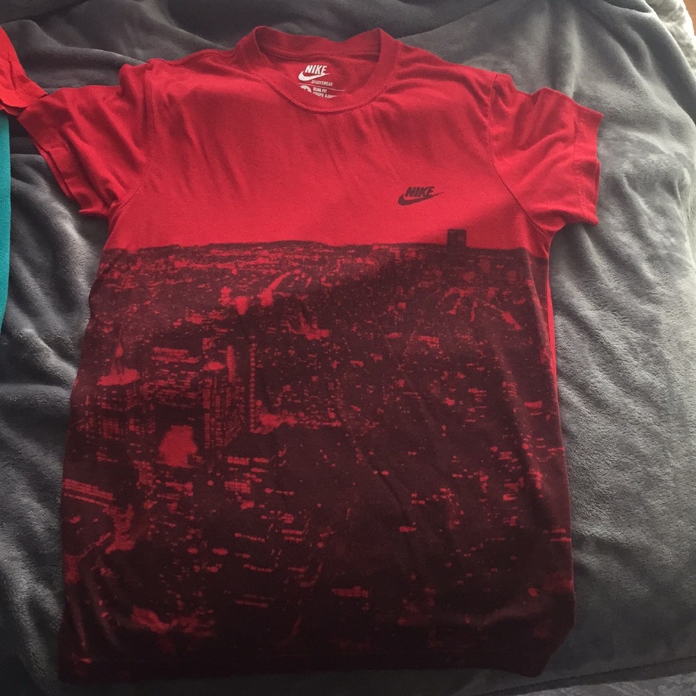 Red Nike T shirt